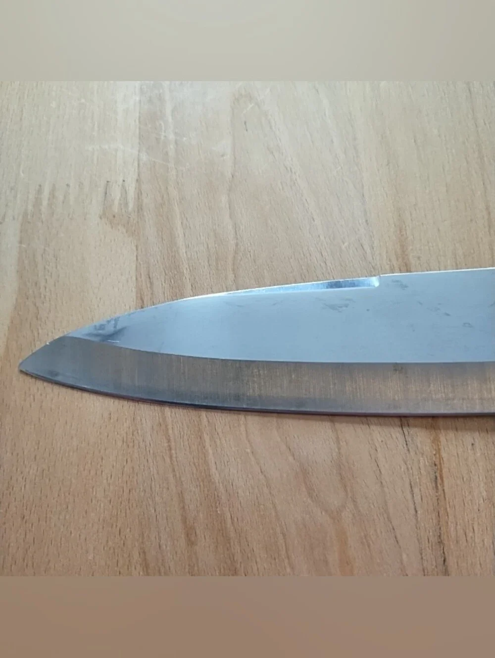 Colonial Bennington Chefs Knife Lifetime Cutlery Stainless Steel Wood Handle